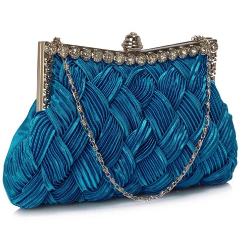 royal blue evening bag.